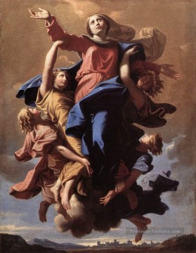  assomption - L’Assomption de la vierge classique peintre Nicolas Poussin